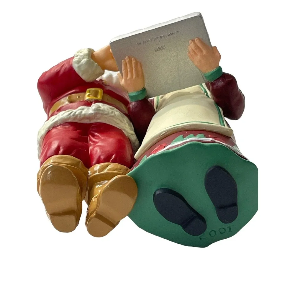 Hallmark Keepsake Santa Sneaks A Sweet‎ Cooking For Christmas Ornament 2001